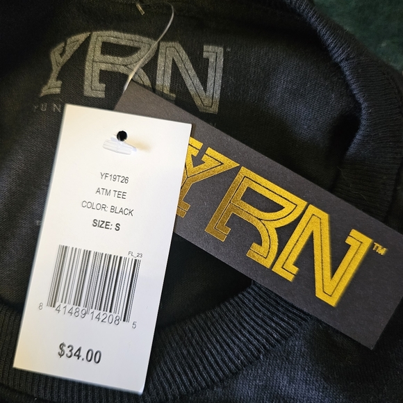 3/$25 🆕 YRN Yung Rich Nation ATM Flower Pot Black Graphic Tee Shirt size Small - Picture 3 of 5